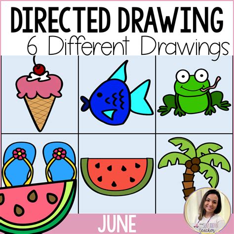 Summer Directed Drawing And Writing Prompts June Directed Draw And