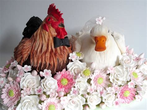 A Chicken And A Duck Get Married Flickr Photo Sharing