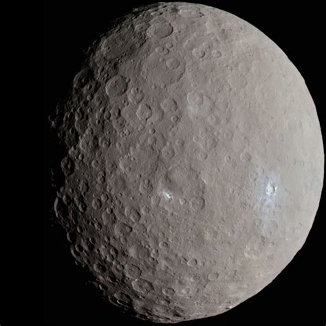 Ceres Dwarf Planet The Largest Object In The Asteroid Belt Its