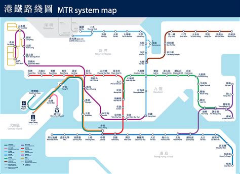 Hong Kong Mtr Map And Details Hong Kong Tour Guides