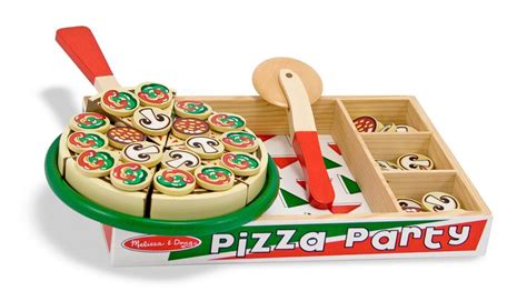 Pizza Party Wooden Set Melissa And Doug Uk Toys And Games