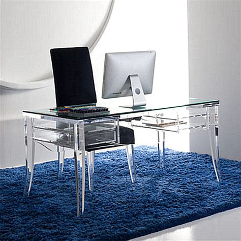 Acrylic Home Office Desks For A Clearly Fabulous Work Space Decoist