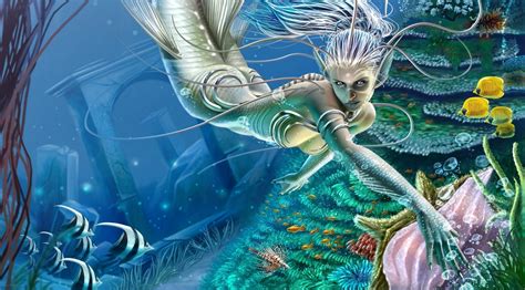 🔥 Download Mermaid Underwater World Fish Fantasy Wallpaper By Carolg2