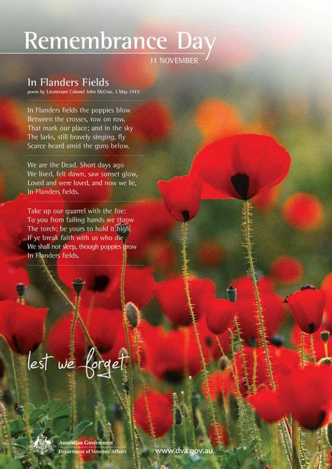 Never Underestimate The Influence Of Poppy Flower Veterans Day Poem