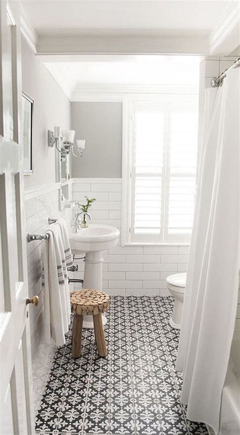 Mosaic bathroom floor tiles is the most popular option, they are amazing to make a statement in a neutral, white or just plain bathroom and create a perfect contrast. 41 Cool Bathroom Floor Tiles Ideas You Should Try - DigsDigs