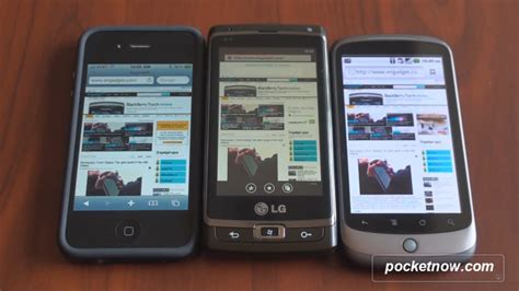 Browser Shootout Windows Phone 7 Vs Iphone Android Techautos