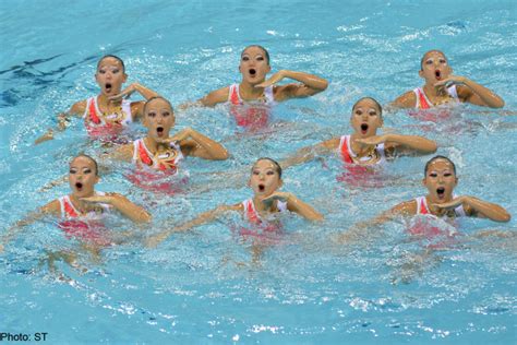 Synchronised Swimmers Dance On Water At The 28th Sea Games Asiaone