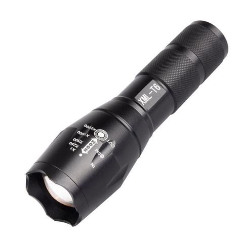 The 5 Modes Zoomable Led Flashlight Is Here It Comes In Stealth Matte