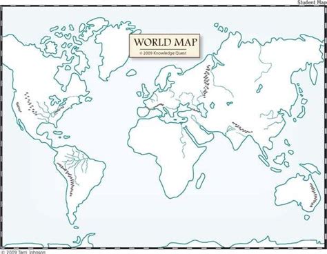 Map Of World Unlabeled Afp Cv