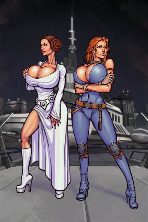 Boobsgames Leia And Mara Star Wars Porn Cartoon Comics