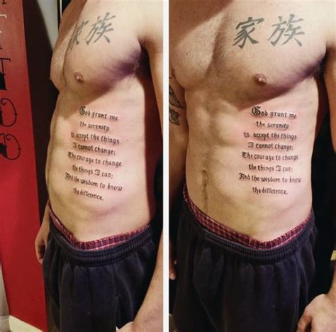 50 Serenity Prayer Tattoo Designs For Men Uplifting Ideas