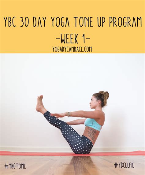 30 Day Yoga Tone Up Program Week 1 — Yogabycandace