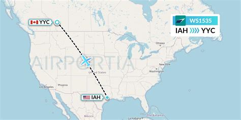 WS1535 Flight Status WestJet: Houston to Calgary (WJA1535)