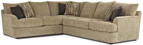 Contemporary L Shaped Sectional Sofa By Klaussner Wolf And Gardiner