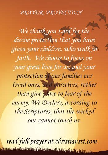Powerful Daily Prayer For Gods Divine Protection And Covering Lord