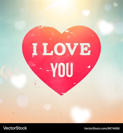 Romantic Love Heart Royalty Free Vector Image Vectorstock