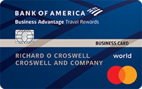 Business Bank Of America Credit Card Card Template 2