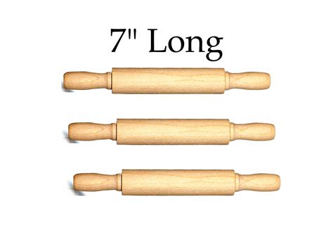 26 Piece 7 Natural Mini Rolling Pin Made From Solid Etsy