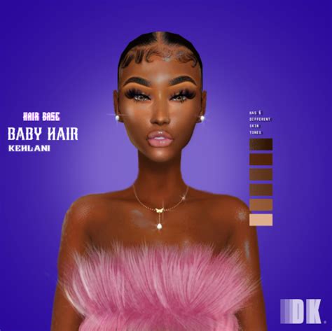 Have you ever wanted to create sims with distinct features ? ddarkpinkrosa0: Baby hair Kehlani hi hi im dropping this ...