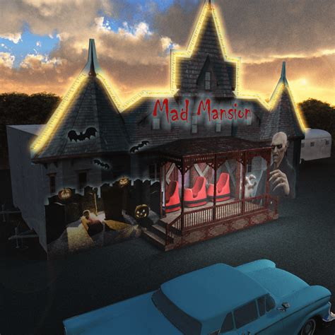 Mad Mansion Haunted House Ride 3d Model