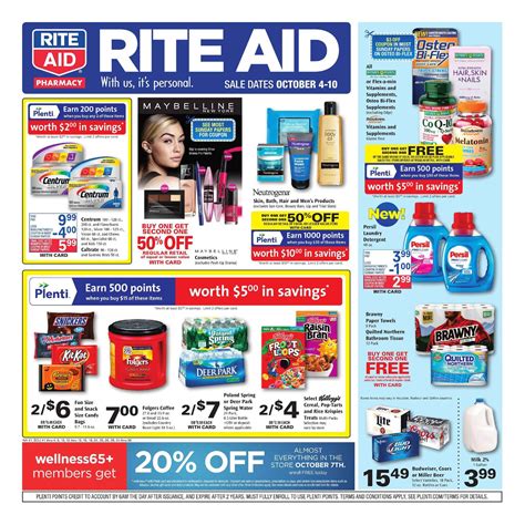 Rite Aid Weekly Ad October 4 10 2015 Weekly Ads And Circulars