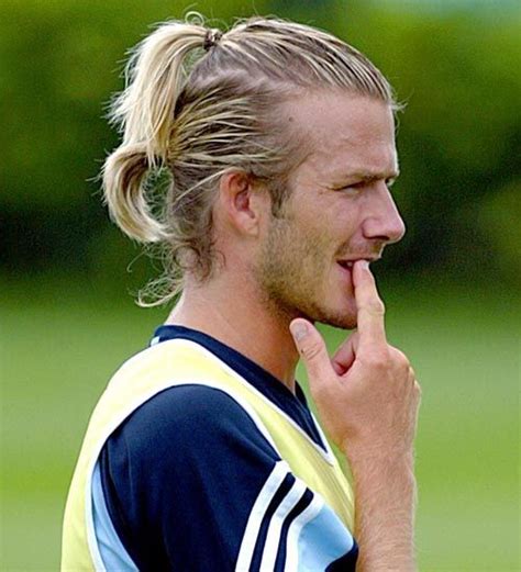 10 Different Short And Long Ponytail Hairstyles For Men David Beckham