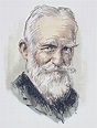 George Bernard Shaw (1856-1950) Drawing by Granger - Fine Art America