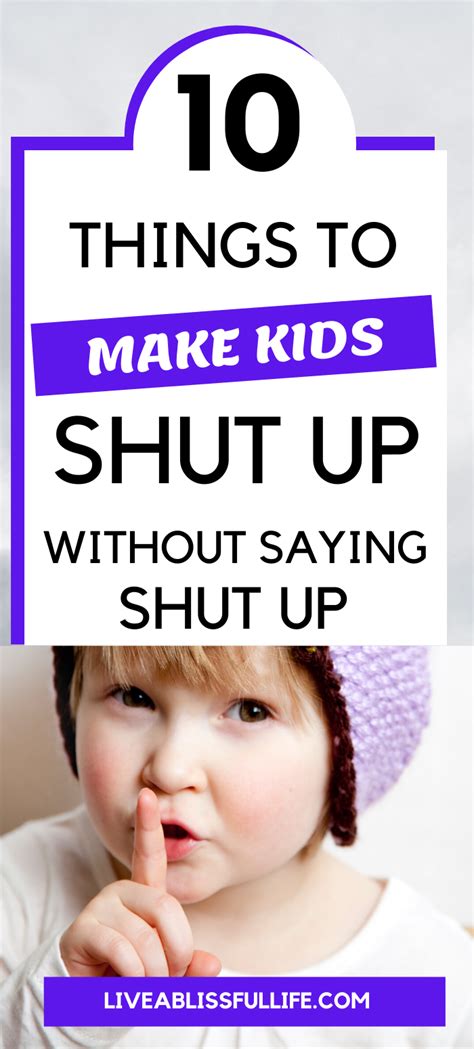 Is It Okay To Tell A Child To Shut Up Yeah We Cant Say Shut Up For A