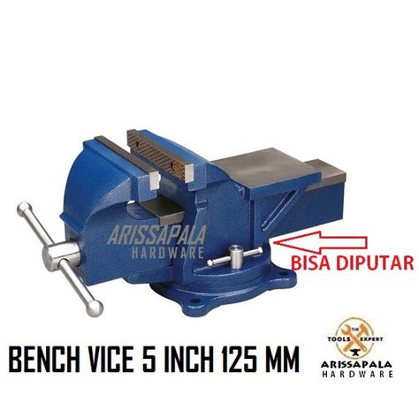 Jual Ragum Catok Paron Tanggem Putar Bench Vice 5 Inch 125 Mm Shopee