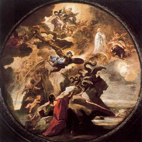 Vision Of St John The Evangelist On Patmos By Luca Giordano 1634 1705