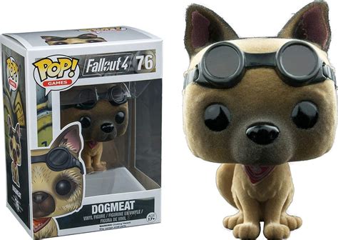 Funko Pop Games Fallout 4 Dogmeat Flocked Exclusive Vinyl Figure