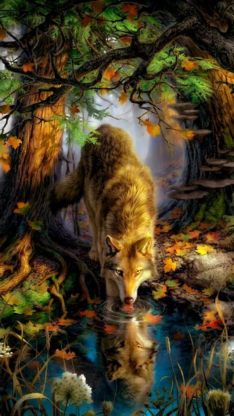 Pin By Marie On Sos Nature Now Wolf Art Wolf Painting