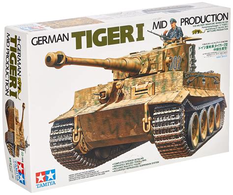 Buy Tamiya Tm German Tiger I Mid Production Tank Model Kit Online At Desertcartindia