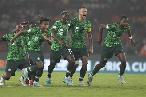 Nigerian Players Celebrate Mshale