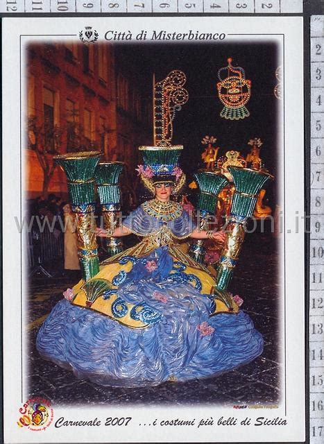 Collezione Di Cartoline Postali Del Carnevale Di Misterbianco Catania