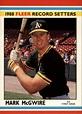 1988 Fleer Record Setters Oakland Athletics Baseball Card #25 Mark ...