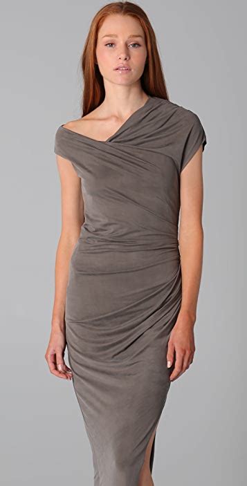 Helmut Lang Asymmetrical Long Dress Shopbop