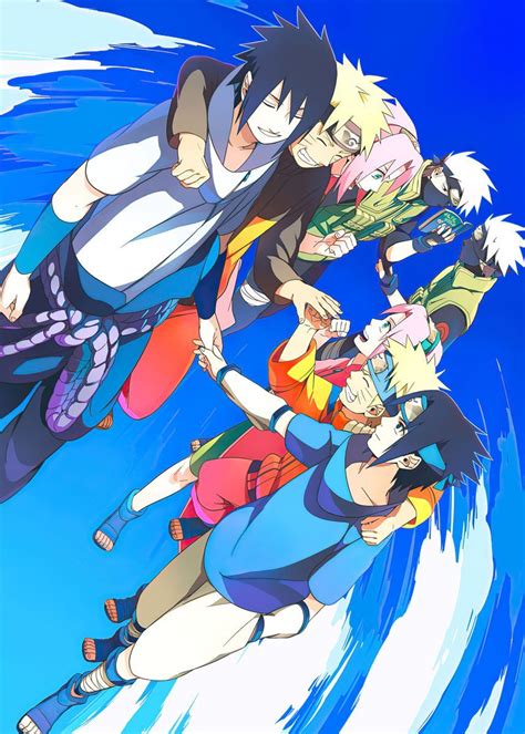 Team 7 Naruto Poster By Dorisazaria Displate In 2021 Naruto
