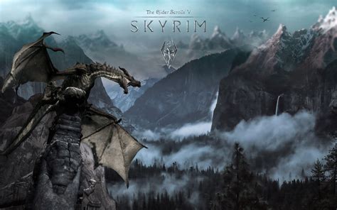 Free Download Skyrim Dragon Wallpapers 2880x1800 For Your Desktop