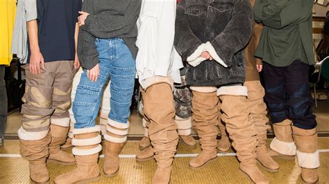 y project debuts thigh high uggs at paris fashion week men s vogue