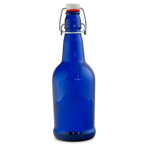 Ez Cap Bottles Cobalt Blue Case Of 12 16 Oz