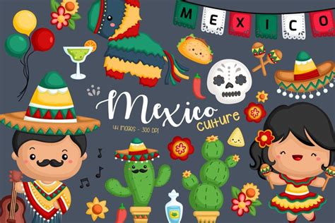 Mexico And Tradition Clipart Cute Country Clip Art
