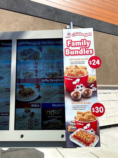 Menu At Jollibee Fast Food Henderson 10485 S Eastern Ave