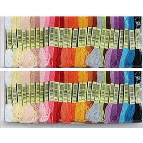 Buy Custom Cross Stitch Thread Colors 50 Pieces Cross