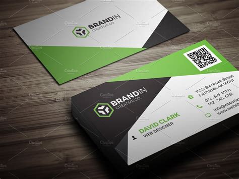 Get personalized business cards or make your own from scratch! Modern Business Card Template | Creative Photoshop Templates ~ Creative Market