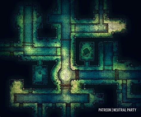 Sewer Tunnels Battlemap Dungeonsanddragons Dungeon Maps Fantasy