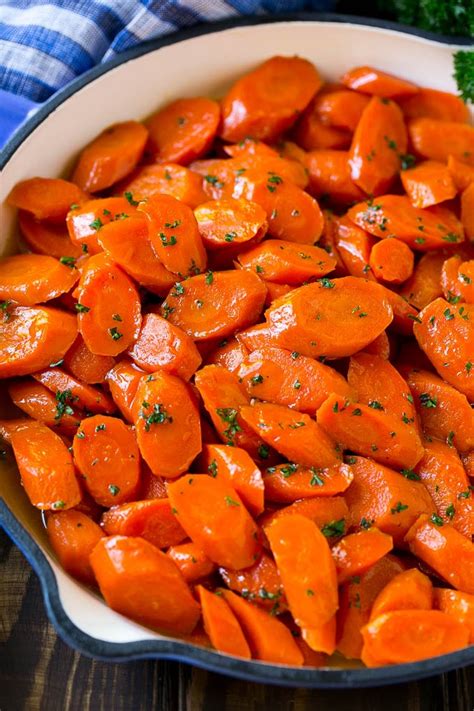 Season with salt and pepper and garnish with parsley. brown sugar glazed carrots