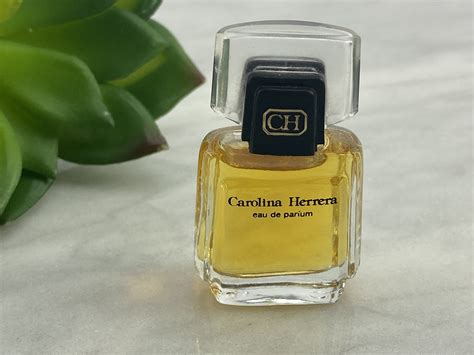 Carolina Herrera Vintage Perfume Mini Perfume En Miniatura Etsy