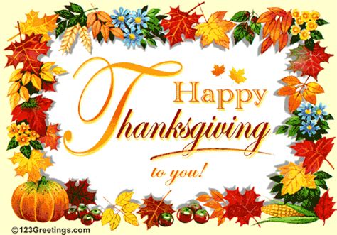 A Wonderful Thanksgiving Wish Free Happy Thanksgiving Ecards 123