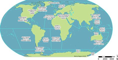 oceans and seas of the world map united states map